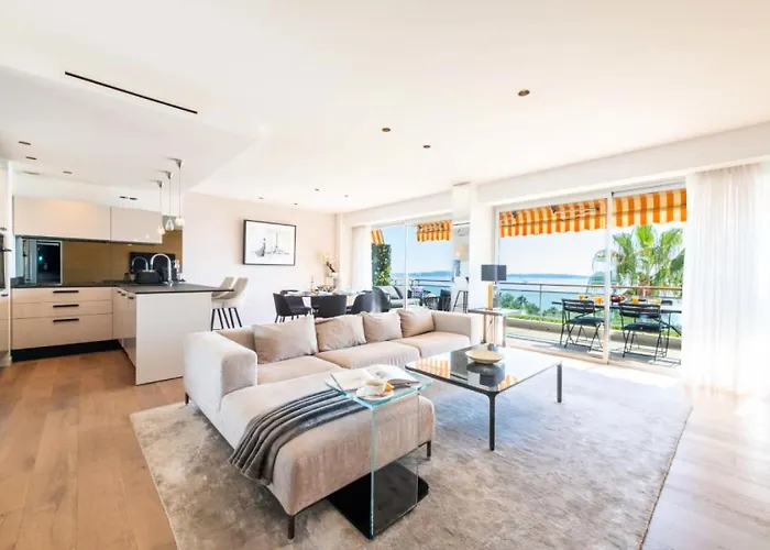 4p Vue Mer, De Standing Avec Piscine & Tennis - 4p Vue Mer, De Standing Avec Piscine & Tennis Mae-4573 アパート *