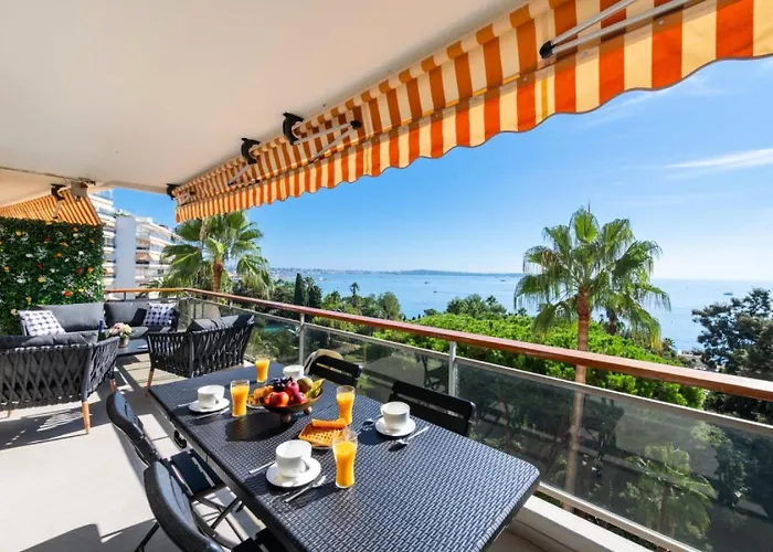 4p Vue Mer, De Standing Avec Piscine & Tennis - 4p Vue Mer, De Standing Avec Piscine & Tennis Mae-4573 アパート *