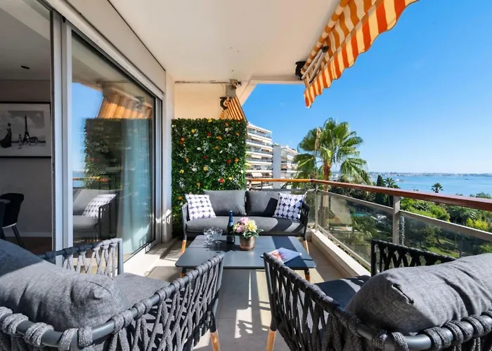 4p Vue Mer, De Standing Avec Piscine & Tennis - 4p Vue Mer, De Standing Avec Piscine & Tennis Mae-4573 アパート